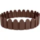 Plonos Garden Edging 2.4 m, Brown