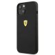 Apple iPhone 13 Ferrari Telefona Maciņš Vāciņš Apvalks Bampers, Melns | Silicone Hard Case Cover (Fessihcp13mbk)