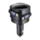 Baseus Enjoyment Max Car Charger with USB-C and Lightning Cables, USB-A and USB-C Ports 90W Black
