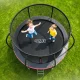 4Fizjo PRO 8FT Garden Trampoline for Kids, 252cm, Pink/Black