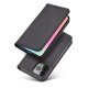 Magnet Card Case atverams vāciņš maciņš grāmatiņa iPhone 13 Pro Max, melns