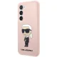 Karl Lagerfeld Samsung Galaxy S23+ Case Silicone Ikonik, Pink