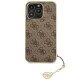Guess 4G Charms Collection Case for iPhone 13 Pro / 13, Brown