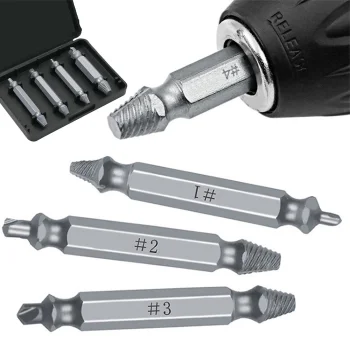 Damaged Screw Extractor Set 4 pcs