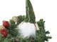 Plush Christmas Gnome Decoration, Scandinavian Tomte Figurine, 50 cm, Green