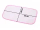 Protective Ironing Mesh Pad, Heat-Resistant, 50x30 cm, Pink