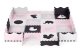 Foam Puzzle Play Mat with Fence for Ball Pit 36 Tiles ECOTOYS