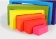 Wooden Blocks and Logic Game Jhtoy-280, Large Rainbow Set