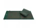 4Fizjo ERGO Acupressure Acupuncture Massage Mat Set with Pillow, 110x42 cm, Green/Gold
