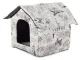 Pet House and Bed for Dogs and Cats, Size M, Beige