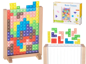 Endless Tetris Puzzle Board Game for Kids, 42 blocks