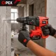 OPEX TOOLS OPX28008 Cordless Rotary Hammer Drill 21V 2x 3.0Ah SDS+