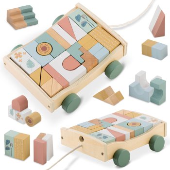 Nukido Montessori Wooden Pull Toy