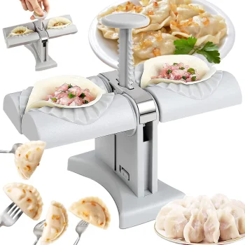 Manual Dumpling and Pierogi Maker, Grey