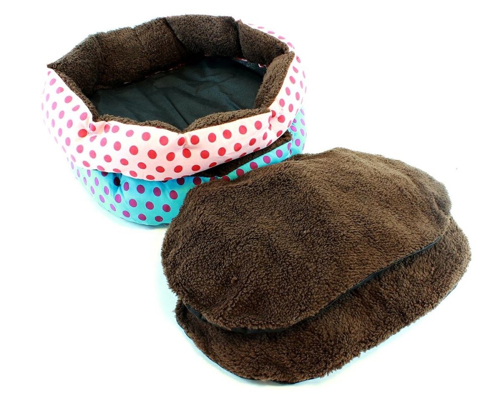 Pet Bed Sofa Mattress Mat Cushion Nest Sleeping Place for Cat Dog - 35x37cm, Pink (0)