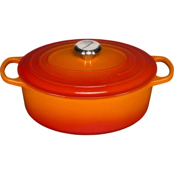 Le Creuset Signature Oval Cast Iron Casserole 29 cm 4.7 L, Volcanic