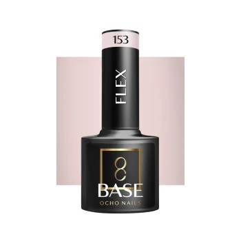 Ocho Nails Flex Base 153 Rubber Hybrid Base, 5 g