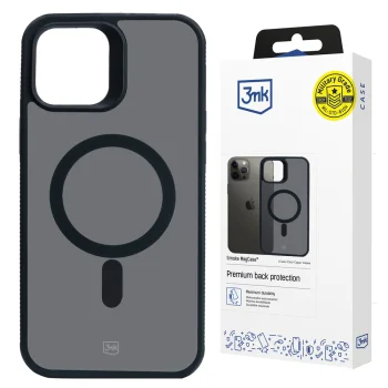 3Mk Protection Smoke MagCase for Apple iPhone 12 Pro Max Black