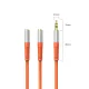 Orico AX2-10 3.5mm Audio Splitter Cable for Headphones and Microphone 1m, Orange