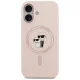 Karl Lagerfeld iPhone 17 Case Silicone Karl&Choupette MagSafe, Pink