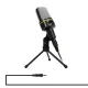 Universal Computer Microphone with Tripod Stand AK143C, Black