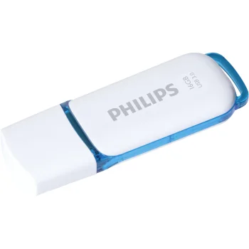 Philips Snow Edition 16GB USB 3.0 Flash Drive, White / Blue