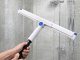 Adjustable 180° Floor and Window Water Squeegee with Microfiber Pad