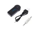 Bluetooth Audio Receiver 3.5mm AUX Adapter, Black