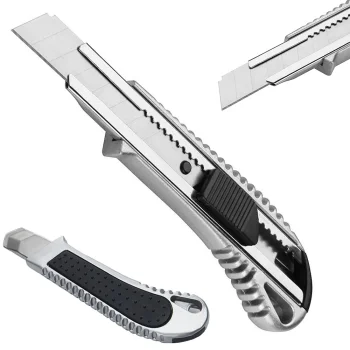 Universal Metal Utility Knife with 18mm Snap-off Blade
