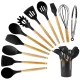 Bakalu Kitchen Utensil Set 12 Pcs, Black