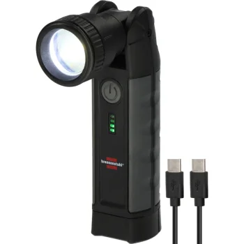 Brennenstuhl TL 1000 ACW Rechargeable LED Torch, 1000 lm, IP54, Black