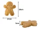 Silicone Baking Mold for Christmas Cookies, Large, Gold