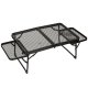 LUARO KX3186_1 Folding Camping Table, 87x40x27 cm, Black