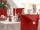 Christmas Chair Covers Santa Hat 6 Pcs Red