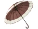 Large Elegant Umbrella XXL, Brown