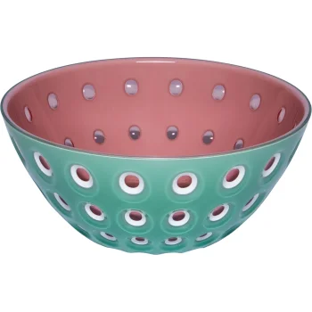 Guzzini Le Murrine Bowl 25 cm, 2.7 L, Matcha Green/Mauve