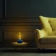 Rechargeable Retro LED Lantern Forever Light FLR-35, Dimmable, Blue