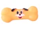 Squeaky Rubber Dog Chew Toy Bone for Boredom and Teething