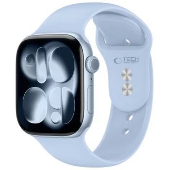 Tech-Protect Silicone dirželis Apple Watch 40 / 41 / 42 mm, šviesiai mėlynas