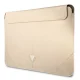 Guess Saffiano Triangle Logo Laptop Sleeve 16\" Beige