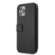 Apple iPhone 12 Pro Max 6.7\" US Polo Embroidery Collection Book Case Cover (USFLBKP12LPUGFLBK), Black