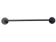 Wall-Mounted Hanger for Slippers and Towels, Matte Black