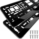Xtrobb License Plate Frame, 2 pcs, Black