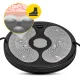 4Fizjo Mini Rotary Twister Board with Resistance Bands, Grey/Black