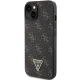 Guess 4G Triangle Metal Logo Case for iPhone 13 / 14 / 15, Black