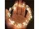 Christmas Curtain, String Wire Fairy Lights, 300 LED, 3x3 m, Warm White