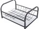 Dish Drying Rack with Metal Tray, Black