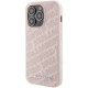 Karl Lagerfeld iPhone 15 Pro Max Case Quilted K Pattern, Pink