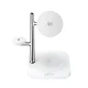 4-in-1 Wireless Charger Acefast E39 Qi2.2 25W with Night Light, White