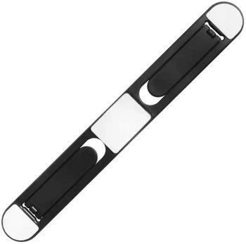 Foldable laptop stand, plastic, black